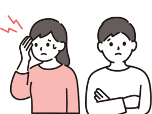 お悩みイラスト